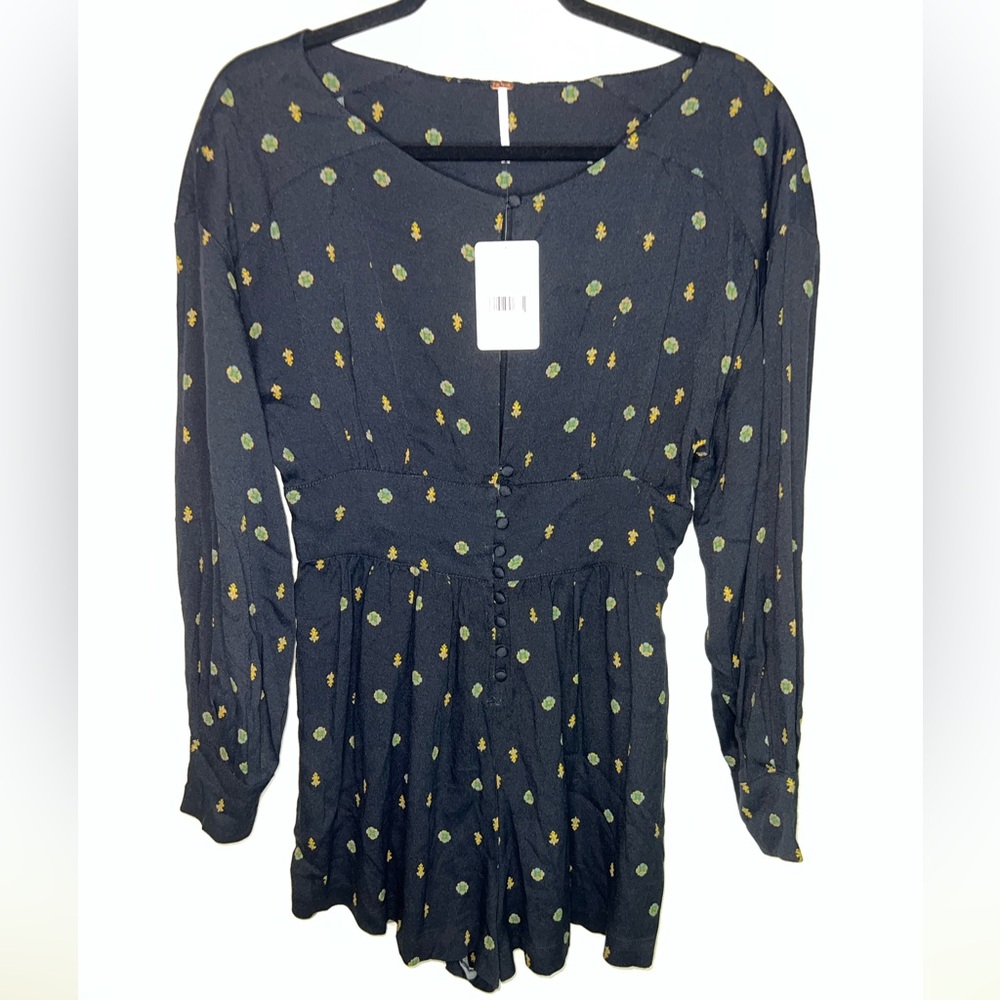 Free People Love Grows Geometric Playsuit - Picture 10 of 10